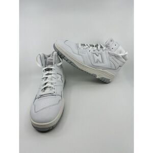 New Balance Men's 650 Sneakers BB650RWW Triple White Size 9.5 Brand New